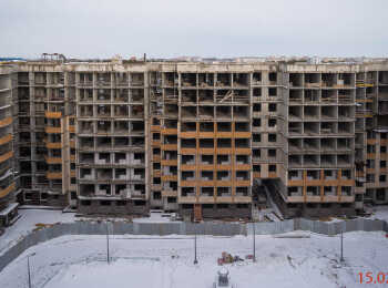 жилой комплекс Ломоносовъ ход строительства - Февраль 2022