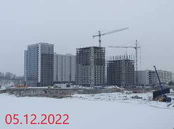 ЖК Междуречье ход строительства - Декабрь 2022