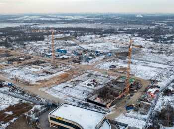 фото строительства жк Новый Московский Январь 2023