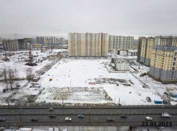 ЖК Zoom на Неве ход строительства - Январь 2023