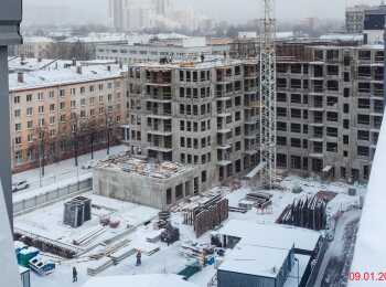 Лисичанская, 22 ход строительства на Январь 2023