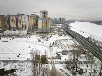 жилой комплекс Zoom на Неве ход строительства - Февраль 2023