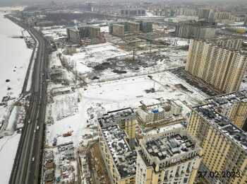 ЖК Zoom на Неве ход строительства - Февраль 2023