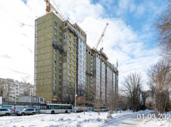 фото строительства жк по ул. Новочеремушкинская Март 2023