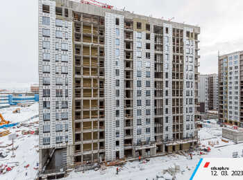жилой комплекс Чёрная Речка ход строительства - Март 2023