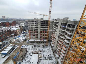 жилой комплекс iD Svetlanovskiy ход строительства - Март 2023