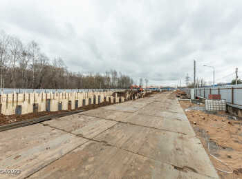 фото строительства жк Новое Вашутино Апрель 2023