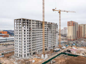 фото строительства жк Волга парк Апрель 2023