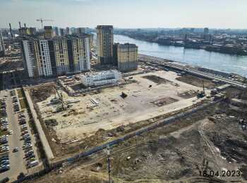 жилой комплекс Zoom на Неве ход строительства - Апрель 2023