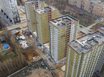 жилой комплекс Серебро ход строительства - Апрель 2023