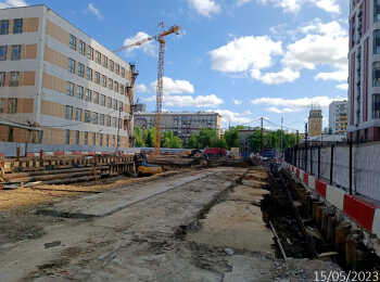 ЖК Петровский парк II (РГ-Девелопмент) ход строительства - Май 2023