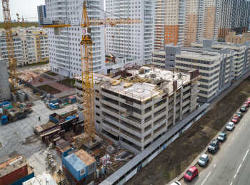 фото строительства жк Новоорловский Май 2023