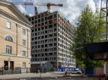 жилой комплекс Glorax Premium Белорусская ход строительства - Май 2023
