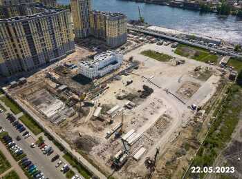 жилой комплекс Zoom на Неве ход строительства - Май 2023