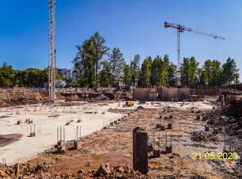 фото строительства жк Академик Май 2023
