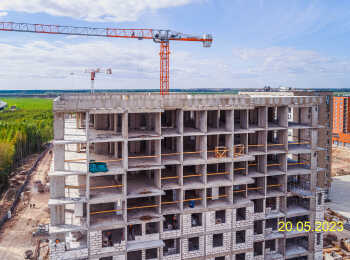 жилой комплекс Тайм Сквер ход строительства - Май 2023