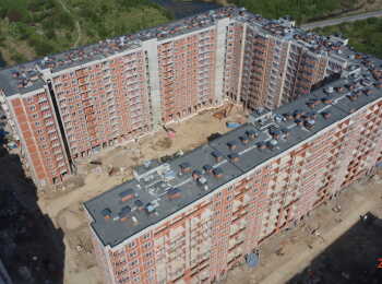 жилой комплекс ID Kudrovo ход строительства - Май 2023