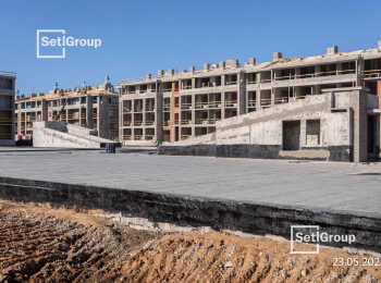 ЖК Дворцовый фасад ход строительства - Май 2023