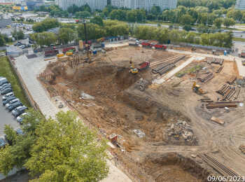 ЖК Варшавские ворота ход строительства - Июнь 2023