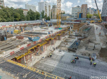 жилой комплекс Петровский парк II (РГ-Девелопмент) ход строительства - Июнь 2023
