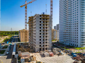 фото строительства жк Новоорловский Июнь 2023