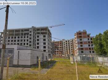 ЖК Neva Residence ход строительства - Июнь 2023