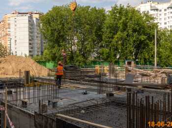 жилой комплекс Кузьминский лес ход строительства - Июнь 2023