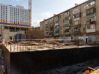 фото строительства жк Кузьминский лес Июнь 2023