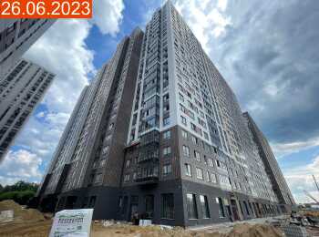 жилой комплекс 1-й Лермонтовский ход строительства - Июнь 2023