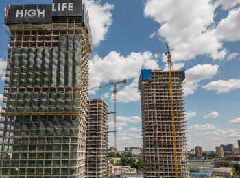 жилой комплекс High Life ход строительства - Июнь 2023