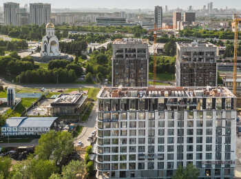 ЖК Victory Park Residences ход строительства - Июнь 2023