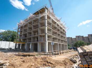 жилой комплекс Римского-Корсакова 11 ход строительства - Июнь 2023