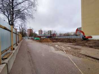 жилой комплекс Школьный (Остов) ход строительства - Апрель 2023