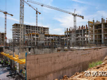 жилой комплекс Бунинские кварталы ход строительства - Июнь 2023