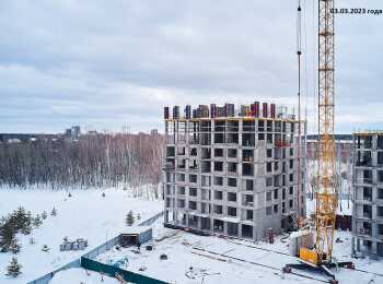 на Московском ход строительства на Март 2023