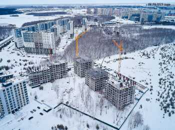 ЖК на Московском ход строительства - Март 2023