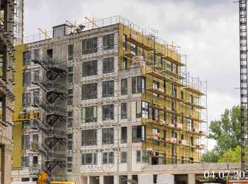 жилой комплекс Тринити-2 ход строительства - Июль 2023