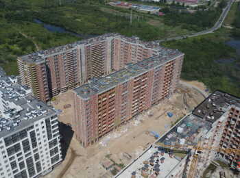 жилой комплекс ID Kudrovo ход строительства - Июнь 2023