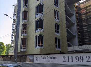 фото строительства жк Villa-Marina Июль 2023