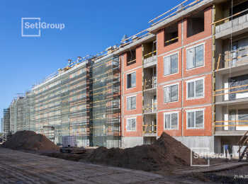 жилой комплекс Дворцовый фасад ход строительства - Июнь 2023
