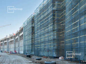 Дворцовый фасад ход строительства на Июнь 2023