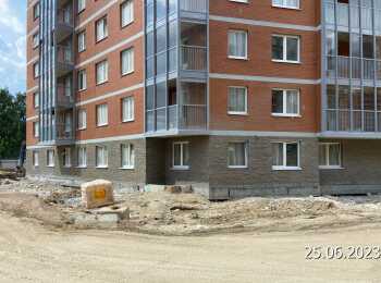 фото строительства жк Живи в Рыбацком Июнь 2023