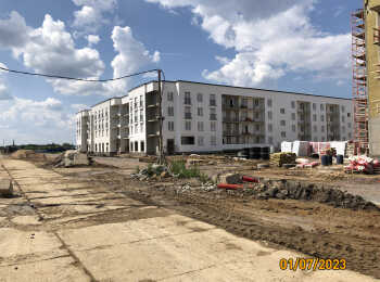 Любоград в Стрельне ход строительства на Июль 2023