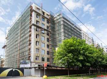 жилой комплекс Малоохтинский 68 ход строительства - Июнь 2023