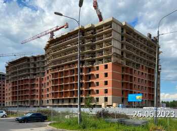 жилой комплекс Новое Колпино ход строительства - Июнь 2023