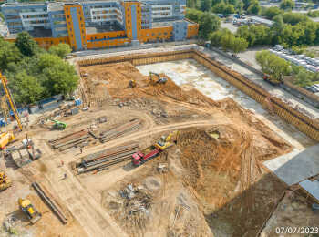 фото строительства жк Варшавские ворота Июль 2023
