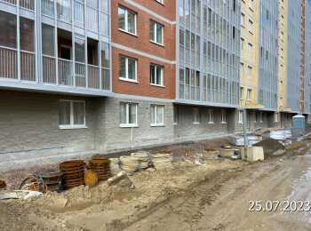 ЖК Живи в Рыбацком ход строительства - Июль 2023