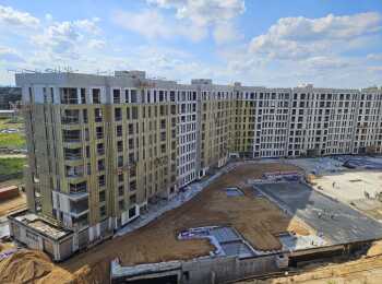 фото строительства жк Резиденции Сколково Июль 2023