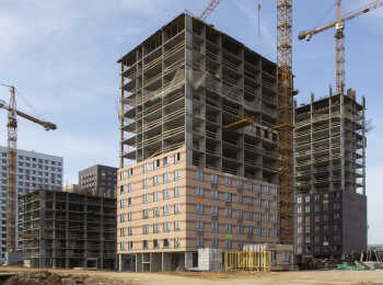 жилой комплекс Бунинские луга ход строительства - Октябрь 2023