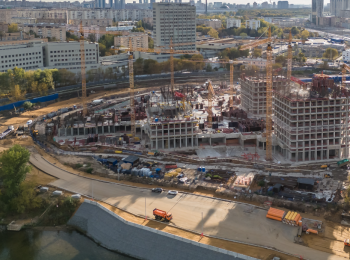 ЖК River Park Towers ход строительства - Сентябрь 2023